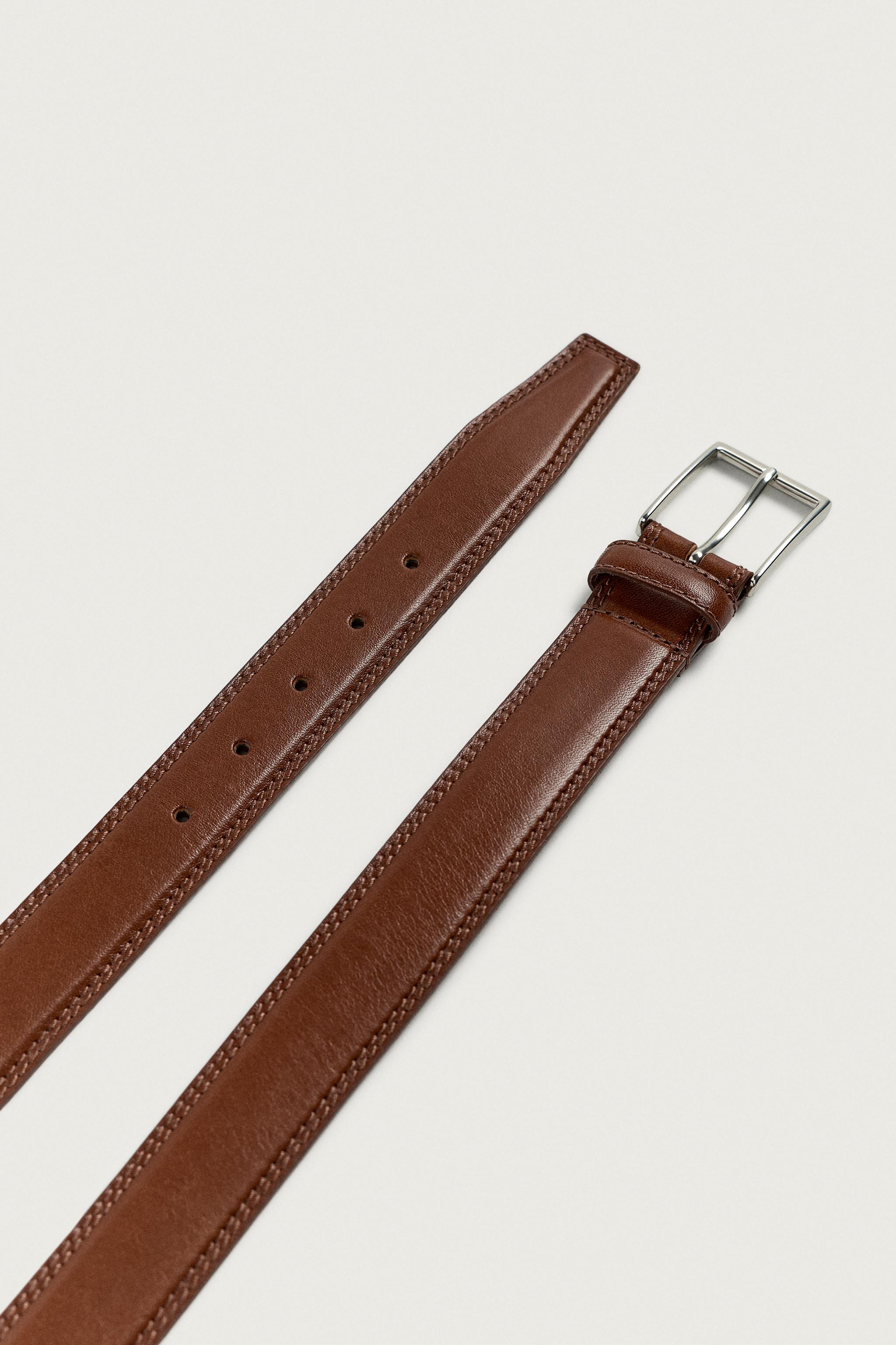 LEATHER DRESS BELT